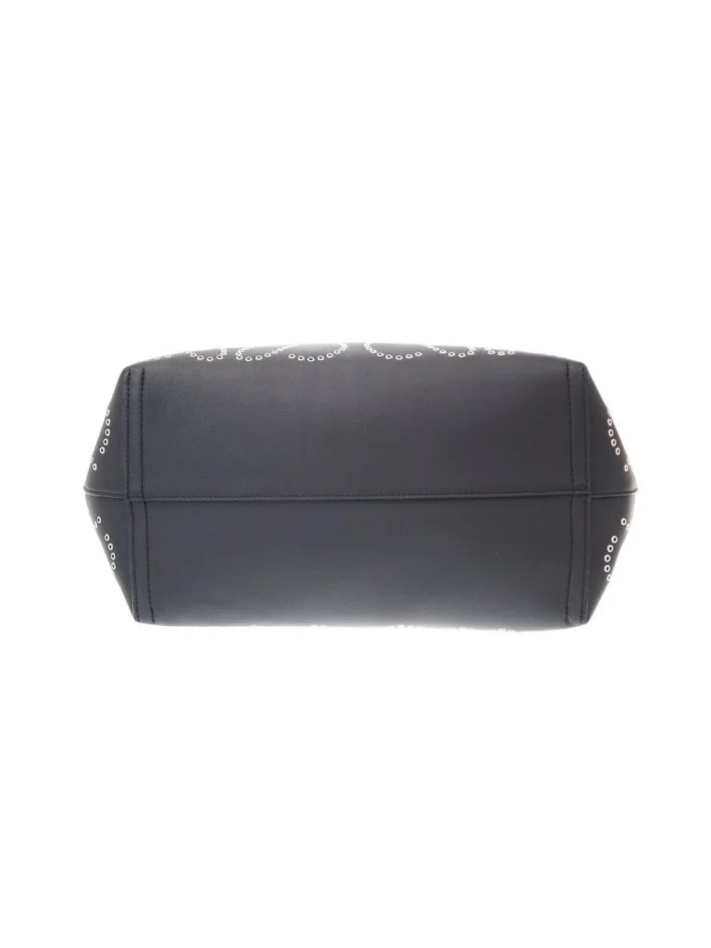 Loewe Anagram Studded Leather Tote Bag Black